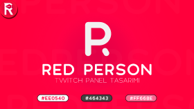 Red Person - Twitch panel tasarımları