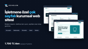 işletmene özel çok sayfalı kurumsal web sitesi yaparım
