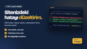 PHP ve Laravel sitenizdeki hataları düzeltirim