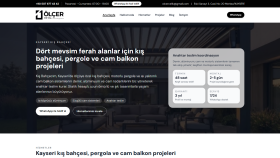 Kış Bahçecim firması için  yaptığım web site
