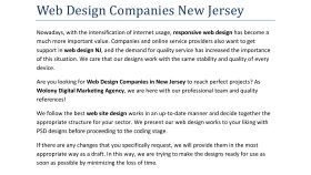 Web Design Companies New Jersey