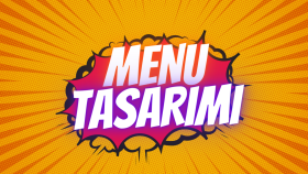 işletmeniz için menü tasarlarım