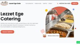 Lezzet Ege - Landing page web sitesi