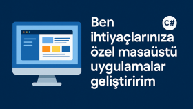hayalinizdeki masaüstü uygulamaları geliştiririm