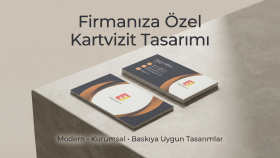 markanıza uygun kartvizit tasarımı yapıyorum