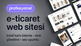profesyonel e-ticaret web sitesi kurabilirim