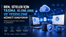 siteler için taşıma, klonlama ve yedekleme hizmeti sunuyorum