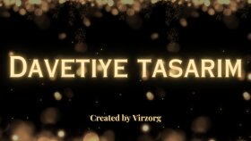 davetiye tasarlarım
