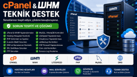 cPanel ve WHM sorunlarınızı çözebilirim