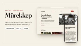 Mürekkep — Dergi Web Sitesi ve Okuma Uygulaması