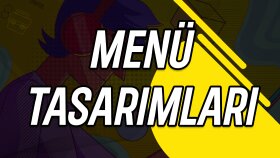 Cafe - Bar - Restoran Menü Tasarımları