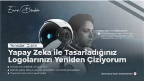 yapay zekadan oluşturduğunuz logonuzu vektörel çizebilirim
