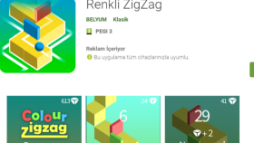 Renkli Zigzag