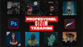 illüstrasyon çizimler yapıyorum