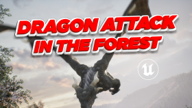 Dragon Attack in the Forest
