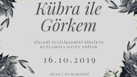 DAVETİYE TASARIMI- Görkem&Kübra