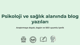 psikoloji ve sağlık alanında blog yazıları yazarım