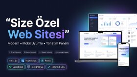 özel kodlanmış web siteleri geliştiriyorum