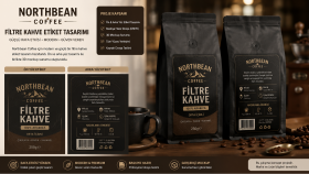 NORTHBEAN COFFEE — Filtre Kahve Etiket Tasarımı