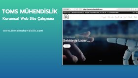 Toms Mühendislik Kurumsal Web Tasarım