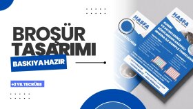 istediğinize göre baskıya hazır broşür tasarlayabilirim