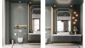 Lüks Master Banyo Tasarımı-3D ve Render