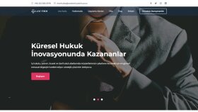 Hukuk Firması Landing Page Tasarımı