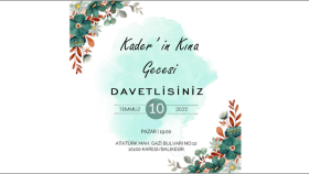 düğün, nişan, sünnet vb. için davetiye yapabilirim