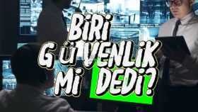 Biri güvenlik mi dedi?