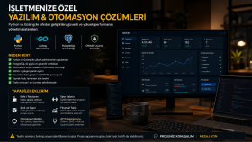 işletmeniz için özel otomasyon yazılımı geliştiririm