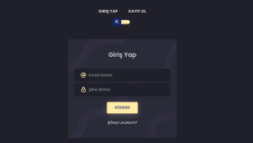 Log In / Sign Up - Türkçe Panel