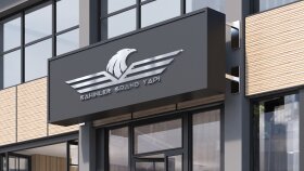Sahinler grand yapı logo tasarımı