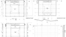 Autocad plan,kesit görünüş