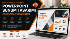 profesyonel ve etkileyici powerpoint sunumları tasarlarım