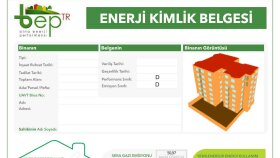 BEP-TR üzerinden enerji kimlik belgesi oluşturabilirim