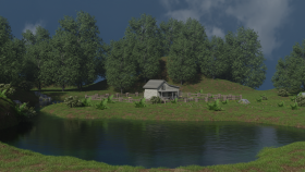 Wooden Farm House