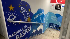DERSHANE GRAFFİTİ ÇALIŞMASI