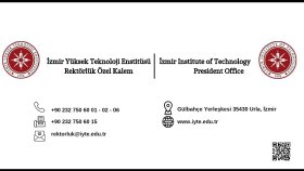 İYTE Rektör Özel Kalemliği kurumsal kimlik tasarımı