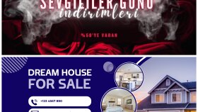 sizin için reklam ve banner tasarımları yapabilirim
