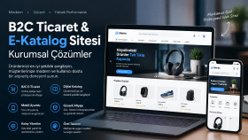 isteğinize özel e-ticaret e-katalog B2C websiteler yapıyorum