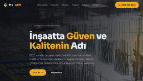 İnşaat ve yapı malzemeleri firma sitesi