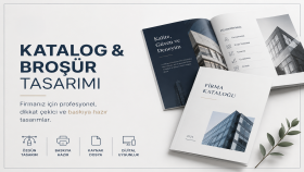 firmanız için katalog ve broşür tasarımı yaparım