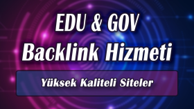 Edu & Gov Yüksek Kaliteli Backlink