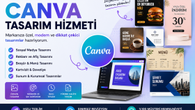 Canva ile profesyonel sosyal medya tasarımları hazırlarım