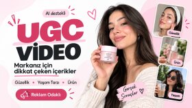 markanız için profesyonel UGC ve AI UGC videoları hazırlarım