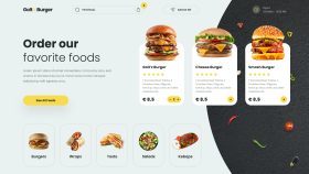 Golt'z Burger Website Design