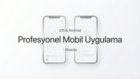 iOS & Android için özel mobil uygulama geliştiriyorum