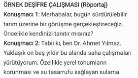 ​Röportaj Deşifre Örneği (Hızlı ve Hatasız)