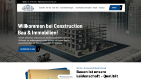 Construction Bau Website Tasarımı