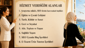 Hizmet Alanlarım
